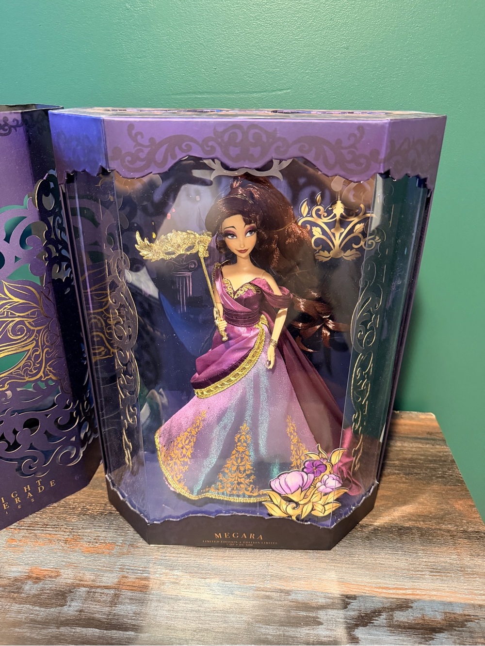 Disney Megara Purple and Gold Gown Collectible Doll